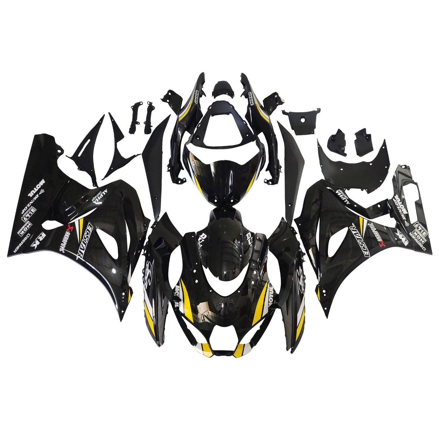2017-2024 Suzuki GSXR1000 K17 Fairing Kit Bodywork Plastic ABS