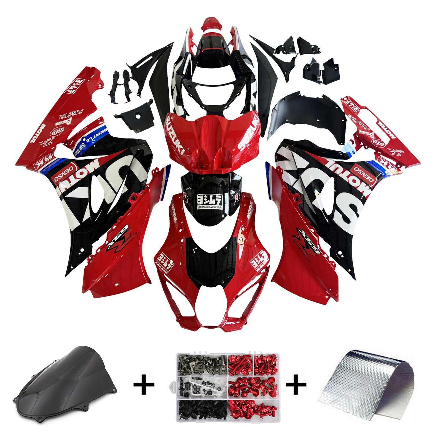 2017-2024 Suzuki GSXR1000 K17 Fairing Kit Bodywork Plastic ABS