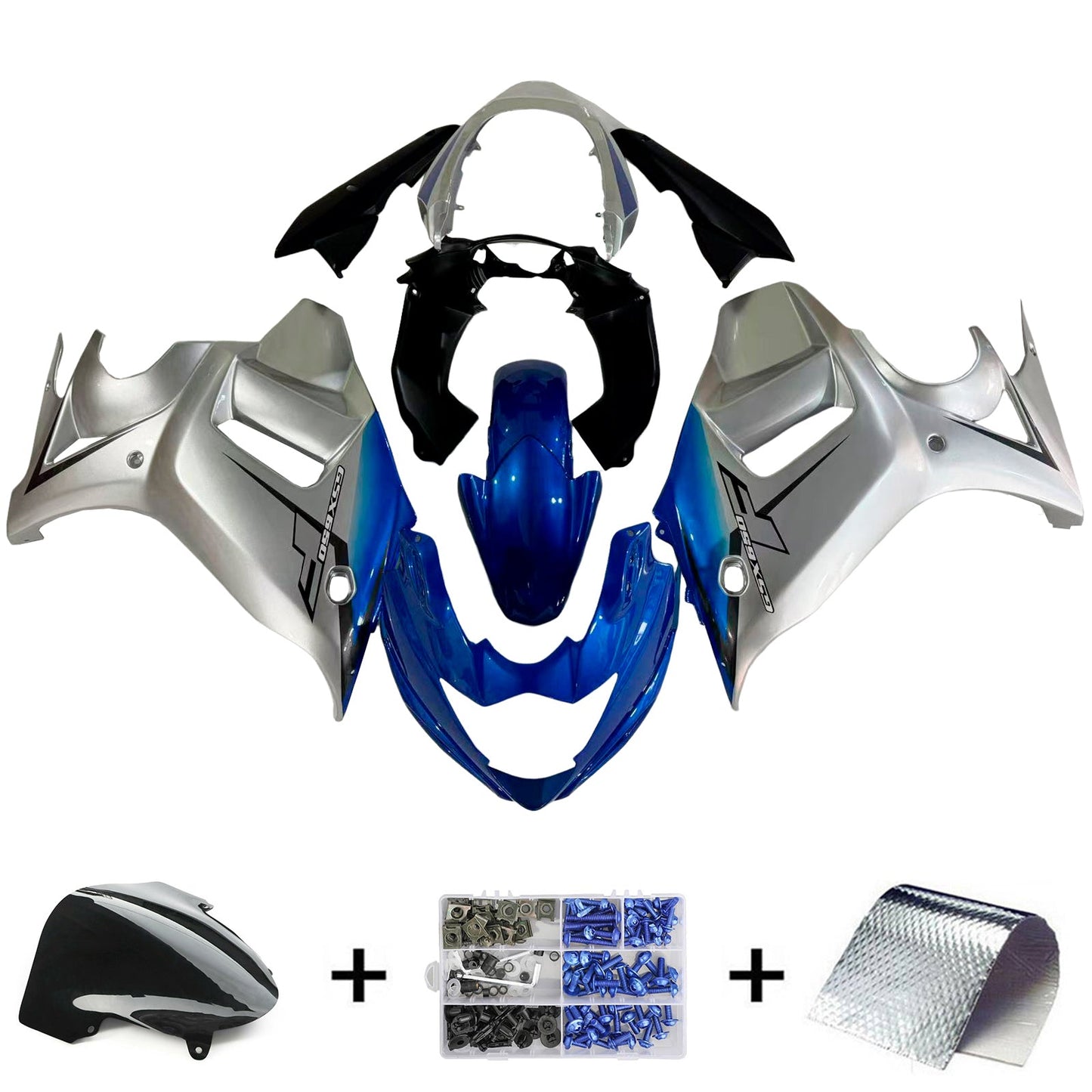 2008-2013 Suzuki Katana GSX650F Fairing Kit Bodywork Plastic ABS