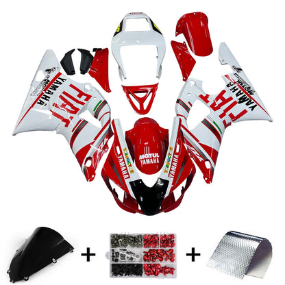 1998-1999 Fairings Yamaha YZF-R1 Red White No.46 FIAT R1  Generic