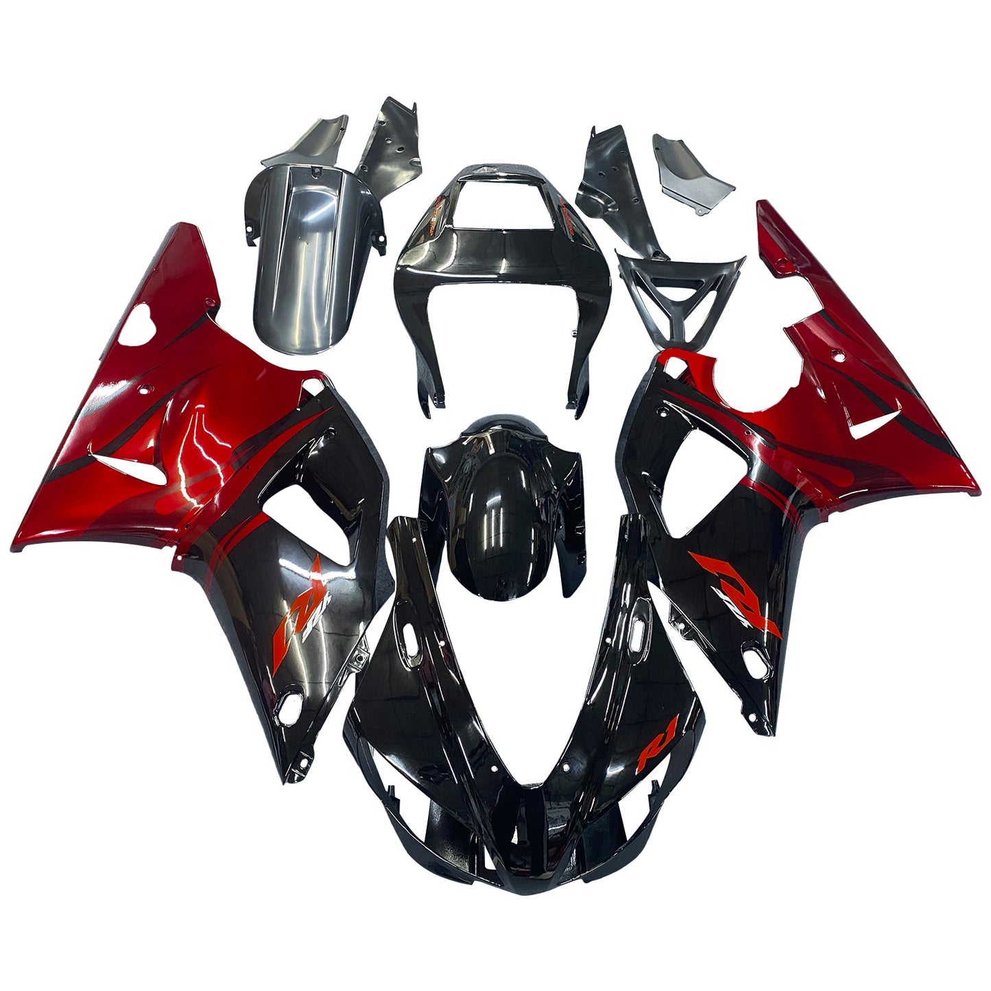 1998-1999 Fairing Kit Fit For YAMAHA YZF R1 Black Generic