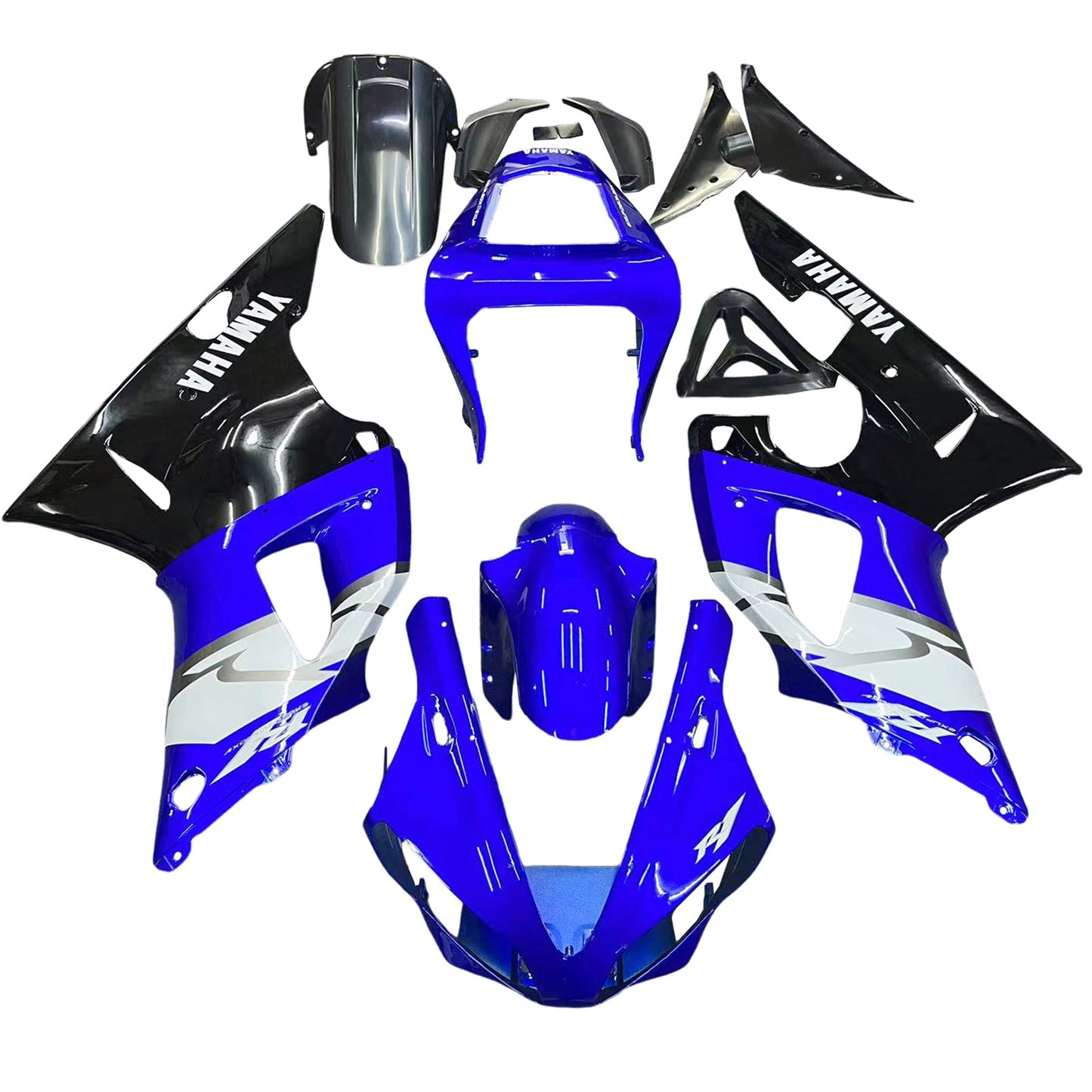 2000-2001 Fairings Yamaha YZF-R1 Blue Black R1  Generic