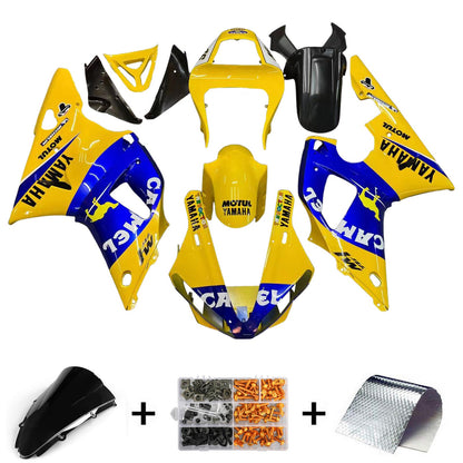 2000-2001 Fairings Yamaha YZF-R1 Yellow Blue No.46 Camel   Generic