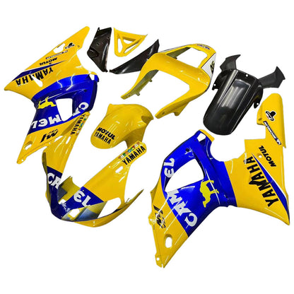 2000-2001 Fairings Yamaha YZF-R1 Yellow Blue No.46 Camel   Generic
