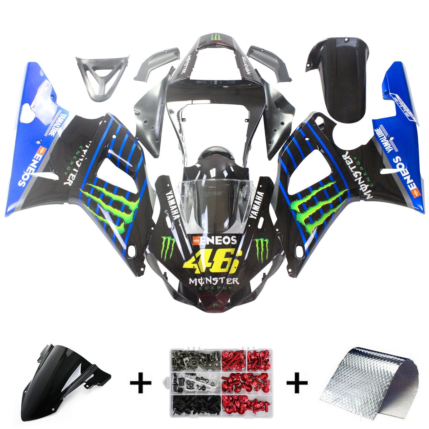 2000-2001 Fairing Kit For Yamaha YZF 1000 R1 Generic