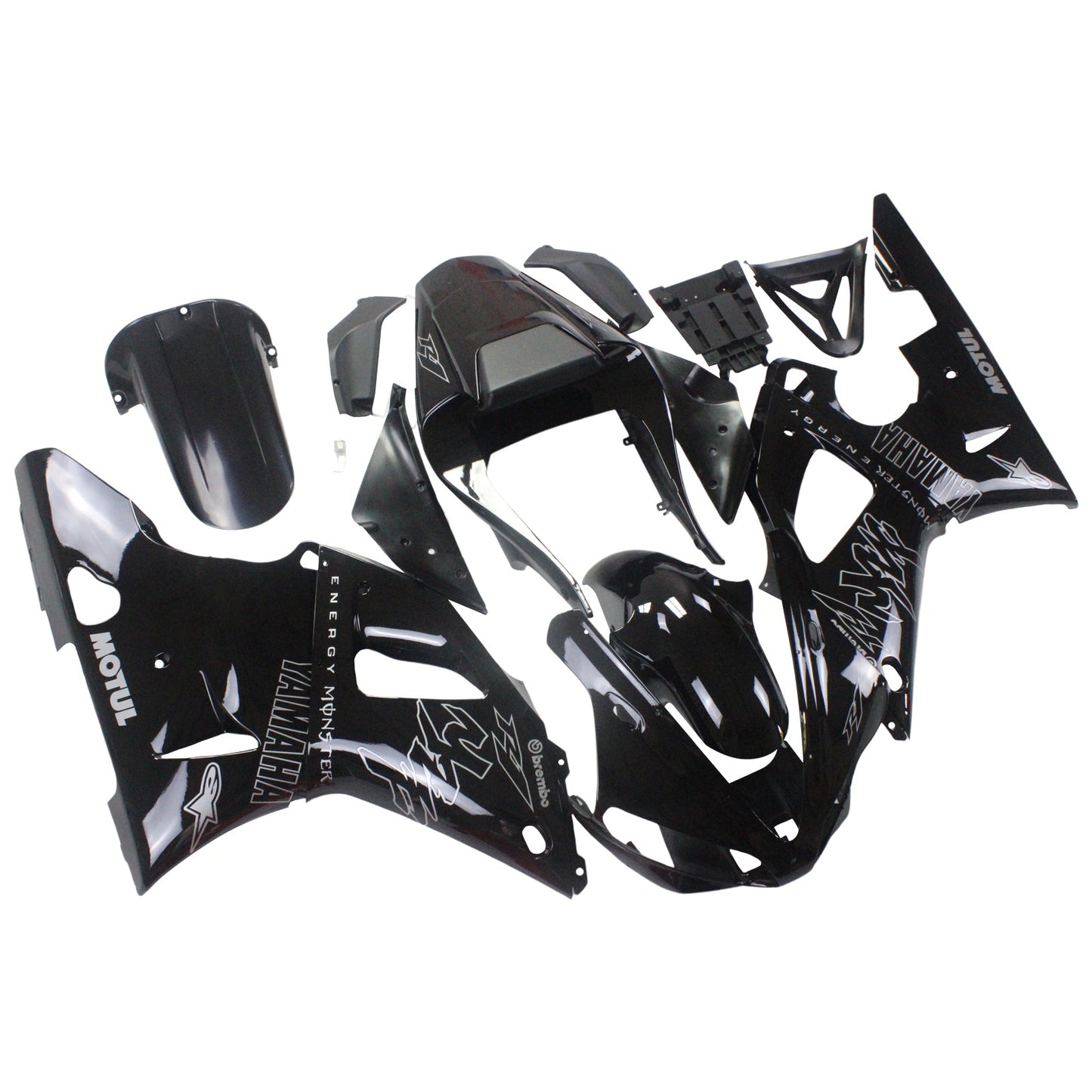 2000-2001 Injection Fairing Kit Bodywork Plastic ABS fit For Yamaha YZF 1000 R1 Generic