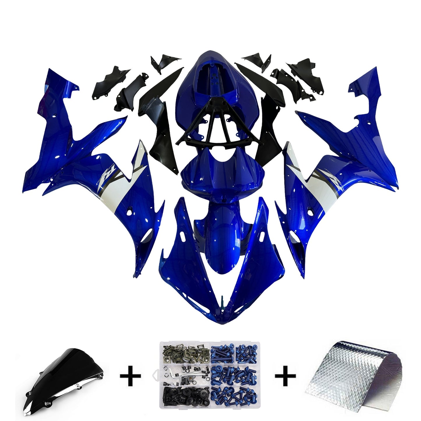 2004-2006 Fairings Yamaha YZF-R1 Blue White R1  Generic
