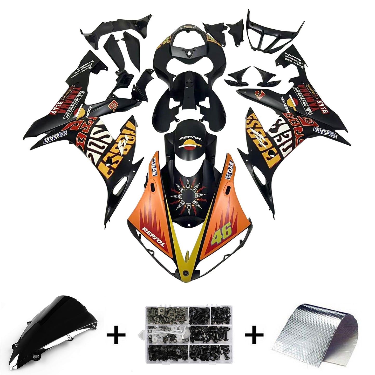 2004-2006 Fairings Yamaha YZF-R1 Multi-Color Repsol