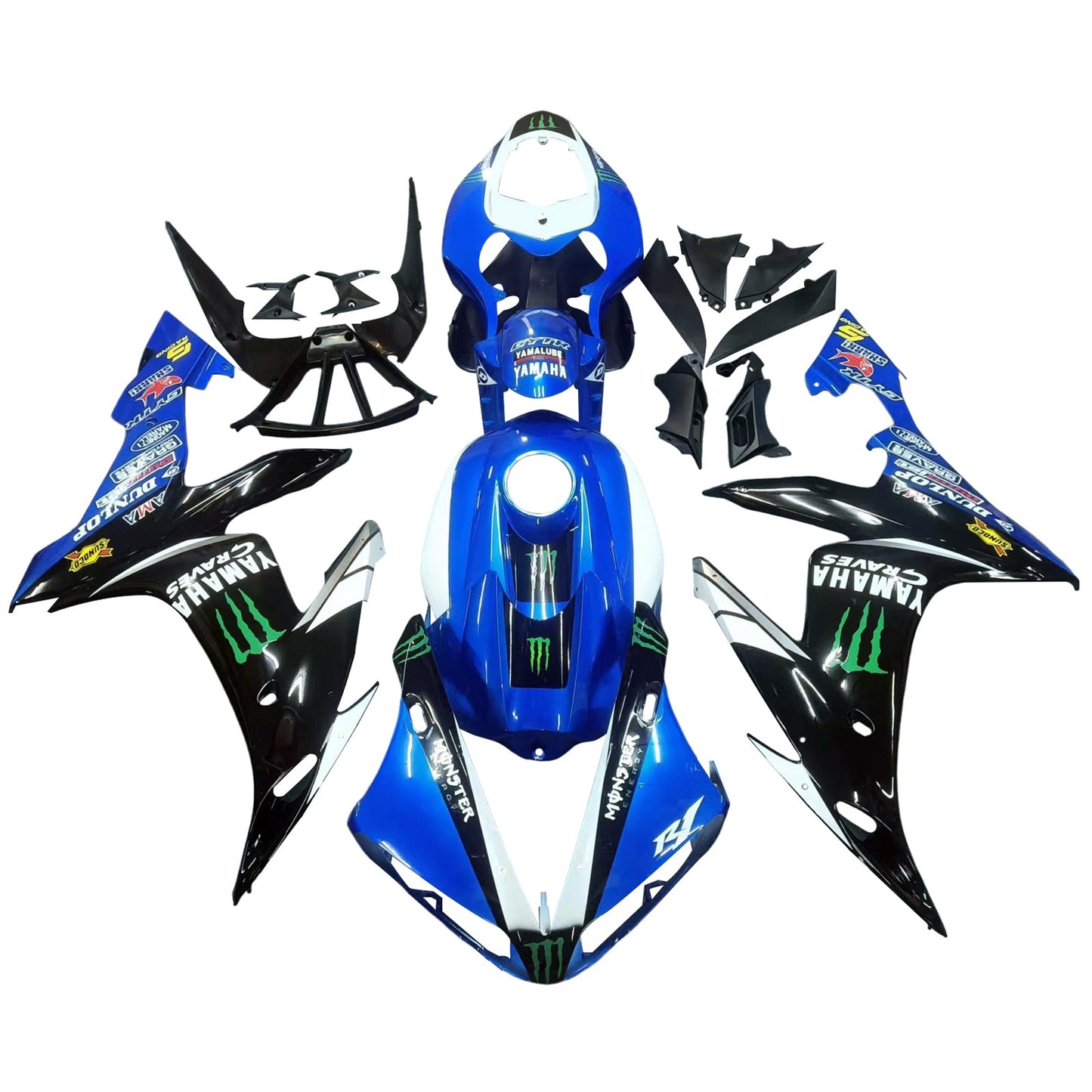 2004-2006 Yamaha YZF 1000 R1 Fairing Kit Bodywork Plastic ABS