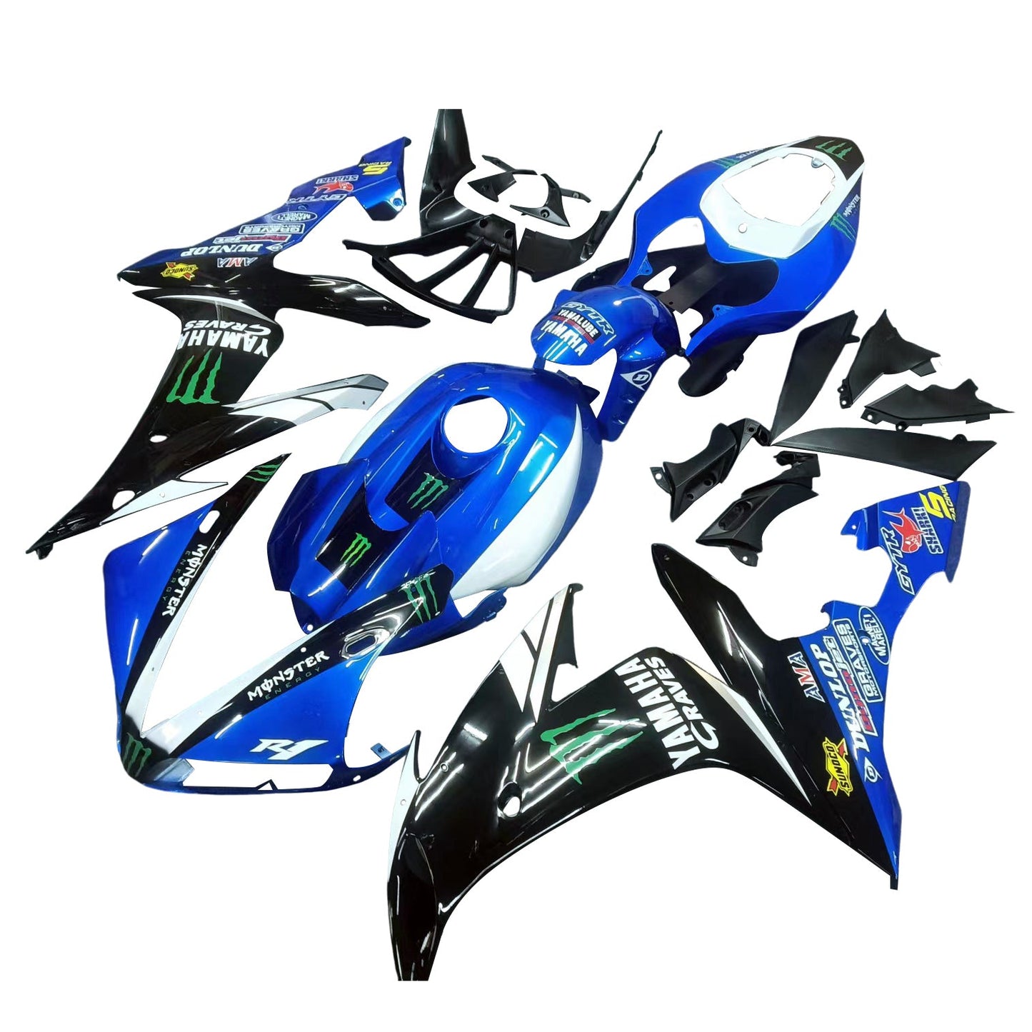 2004-2006 Yamaha YZF 1000 R1 Fairing Kit Bodywork Plastic ABS