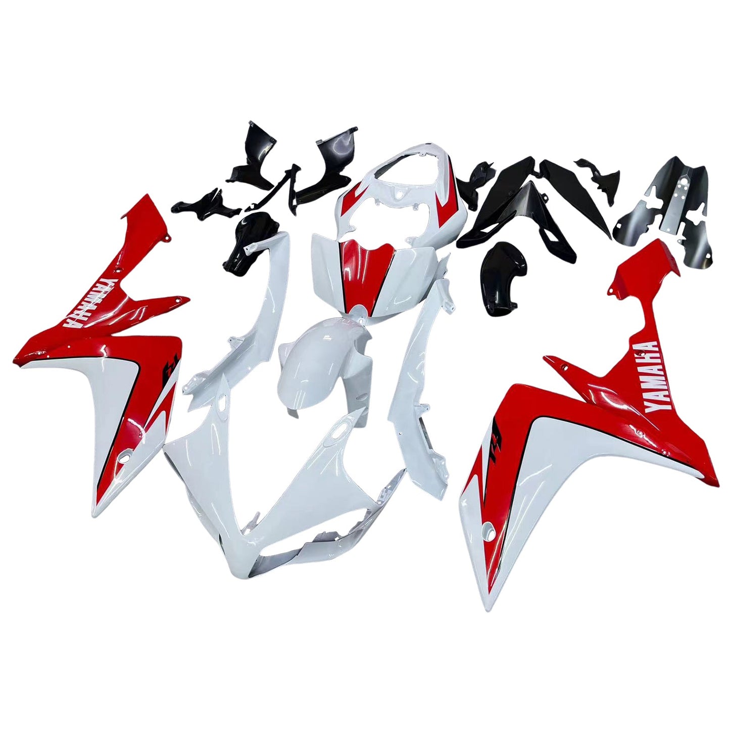 2007-2008 Fairings Yamaha YZF-R1 White & Red R1  Generic