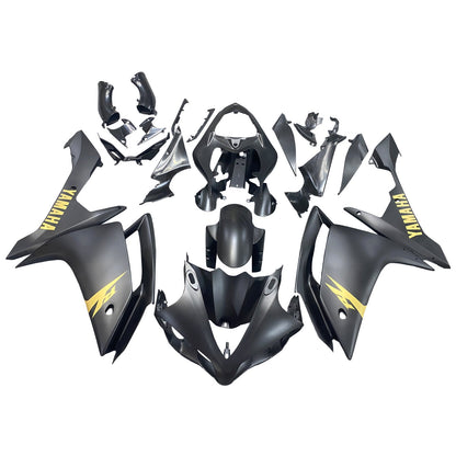 2007-2008 Fairings Yamaha YZF-R1 Black Matte & Gold R1