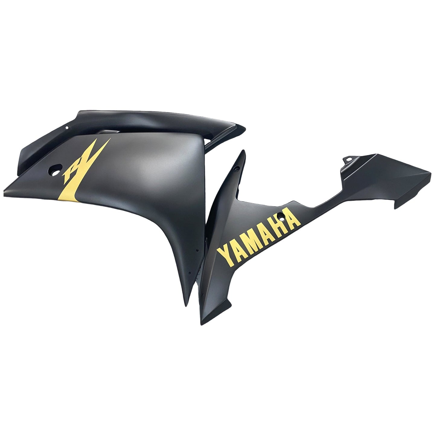 2007-2008 Fairings Yamaha YZF-R1 Black Matte & Gold R1