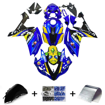 2007-2008 Yamaha YZF 1000 R1 Fairing Kit Bodywork Plastic ABS