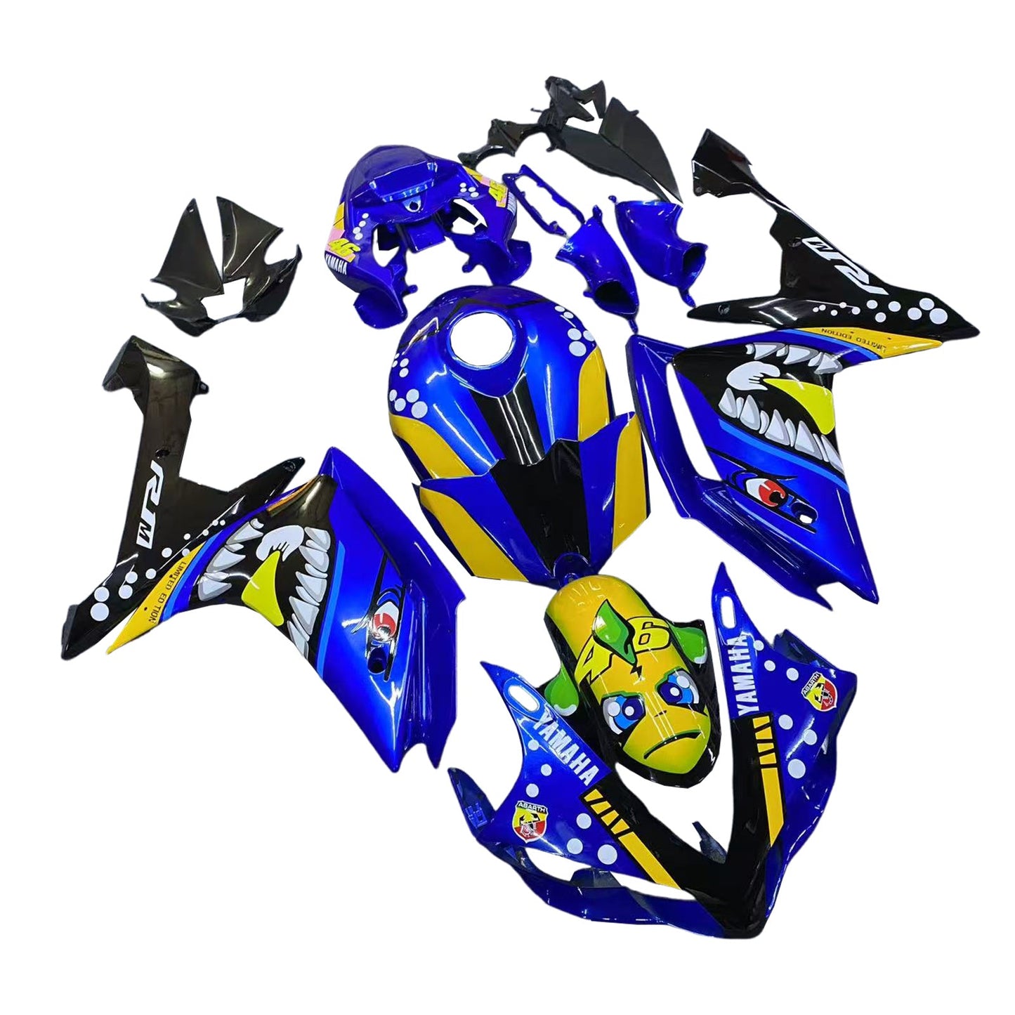 2007-2008 Yamaha YZF 1000 R1 Fairing Kit Bodywork Plastic ABS