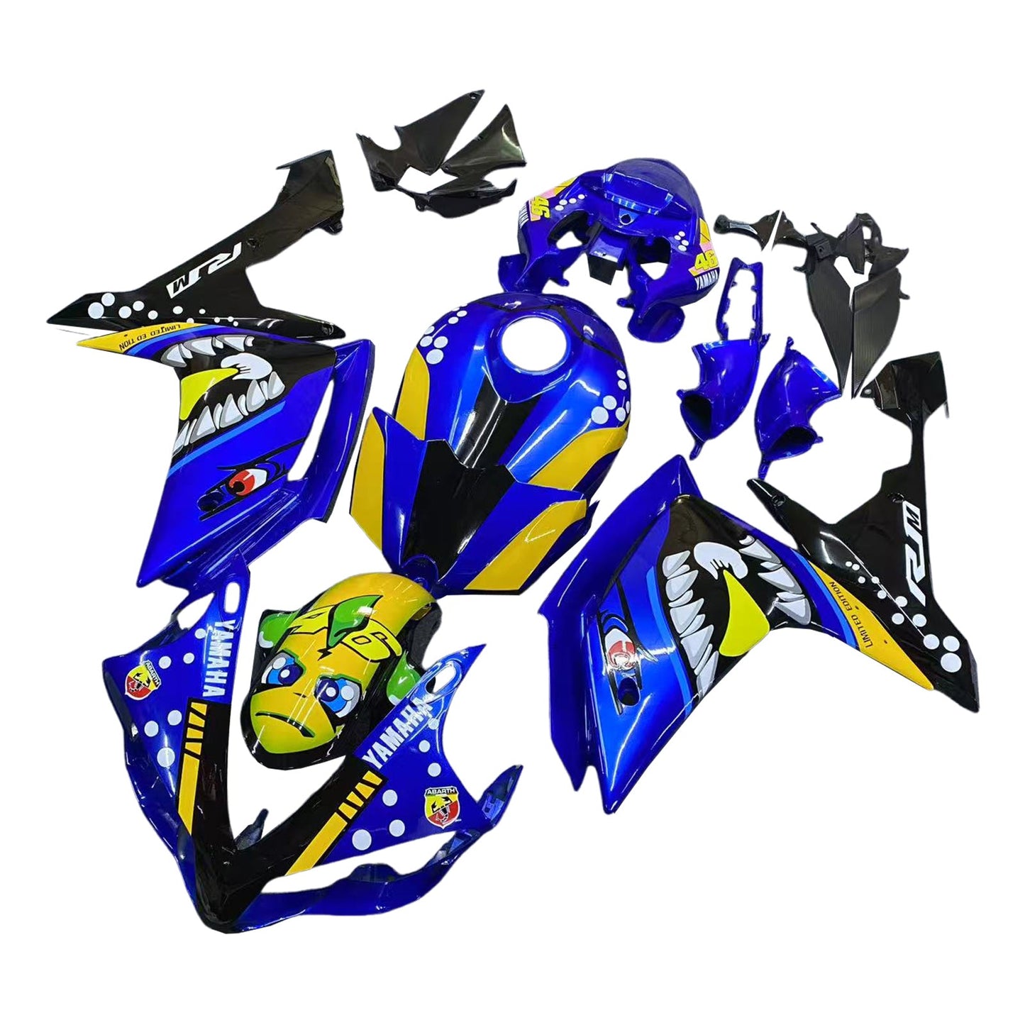 2007-2008 Yamaha YZF 1000 R1 Fairing Kit Bodywork Plastic ABS