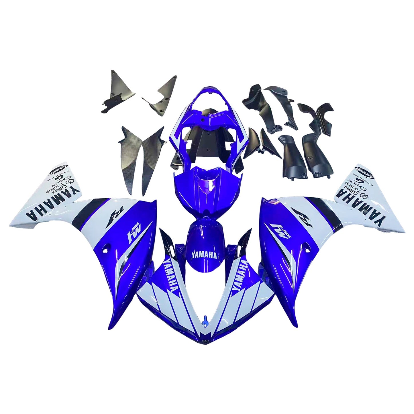 2009-2011 Fairings Yamaha YZF-R1 Blue White R1  Generic