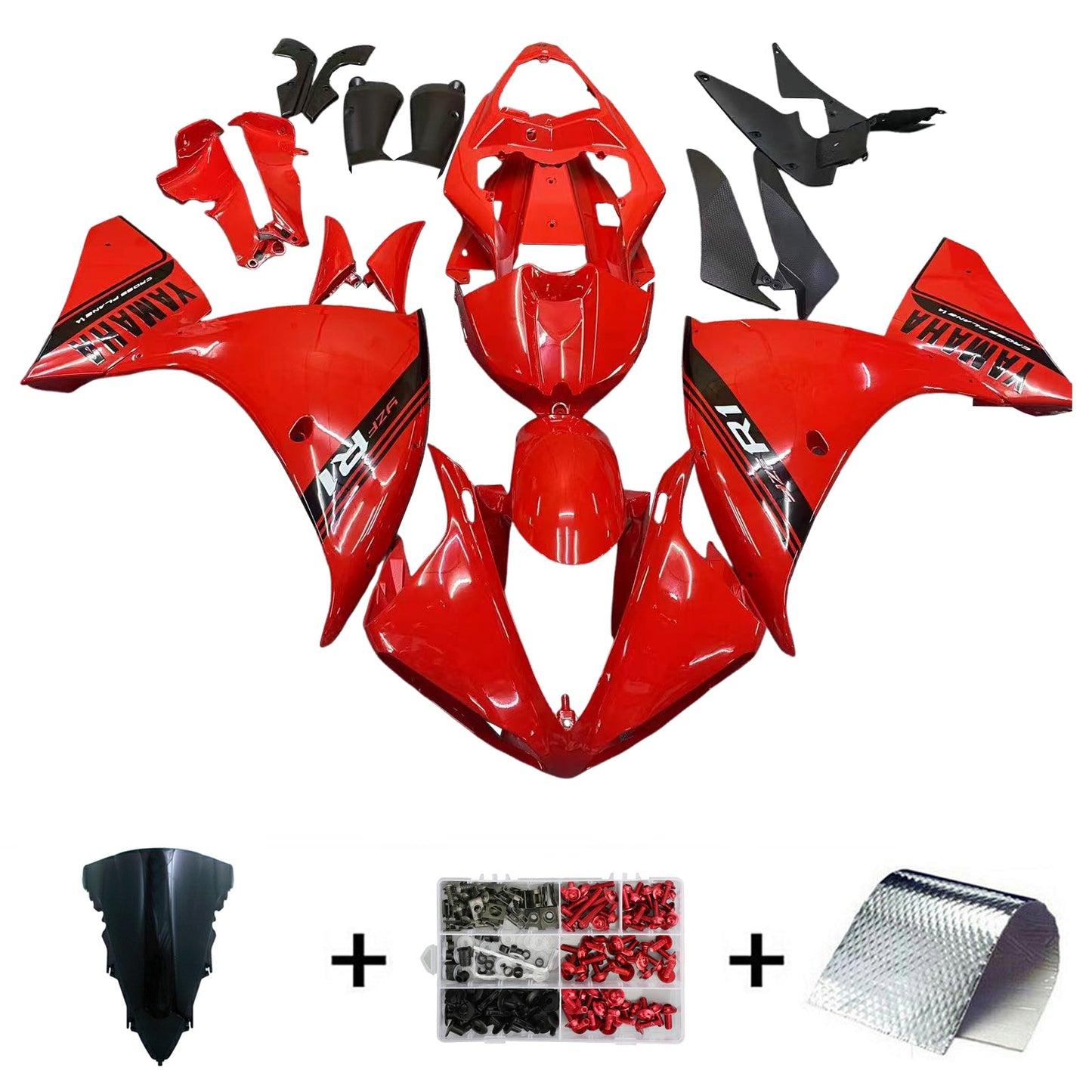 2009-2011 Yamaha YZF 1000 R1 Fairing Kit Bodywork Plastic ABS