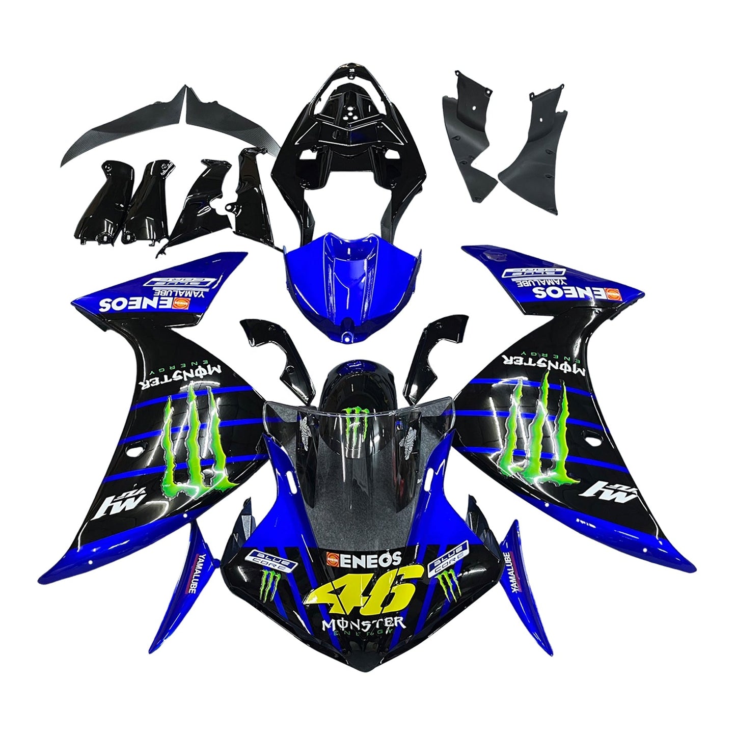 2009-2011 Yamaha YZF 1000 R1 Fairing Kit Bodywork Plastic ABS