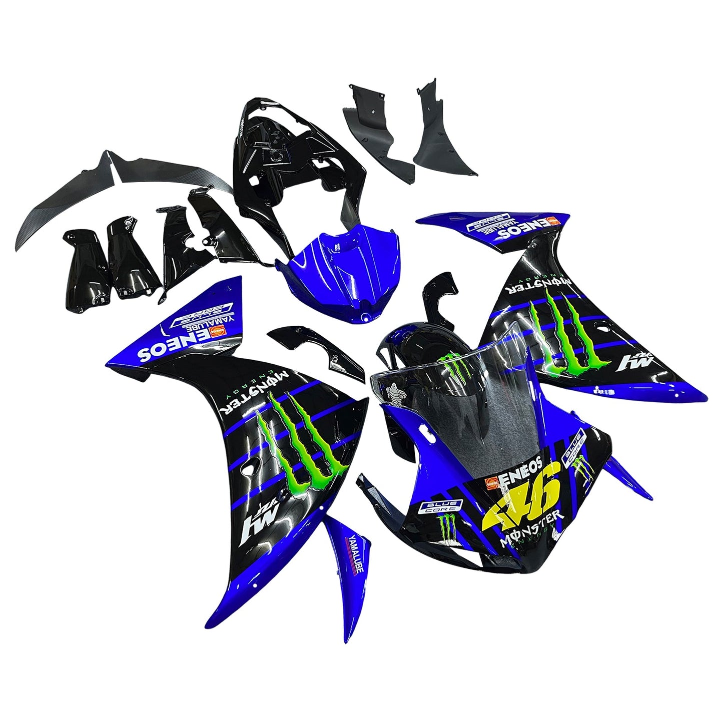2009-2011 Yamaha YZF 1000 R1 Fairing Kit Bodywork Plastic ABS