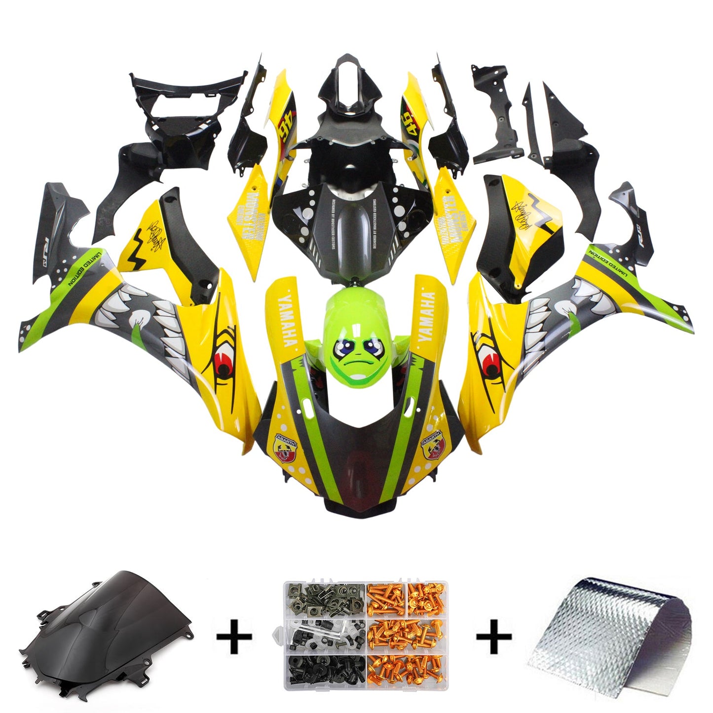 2015-2019 Fairing Kit For Yamaha YZF 1000 R1 Generic