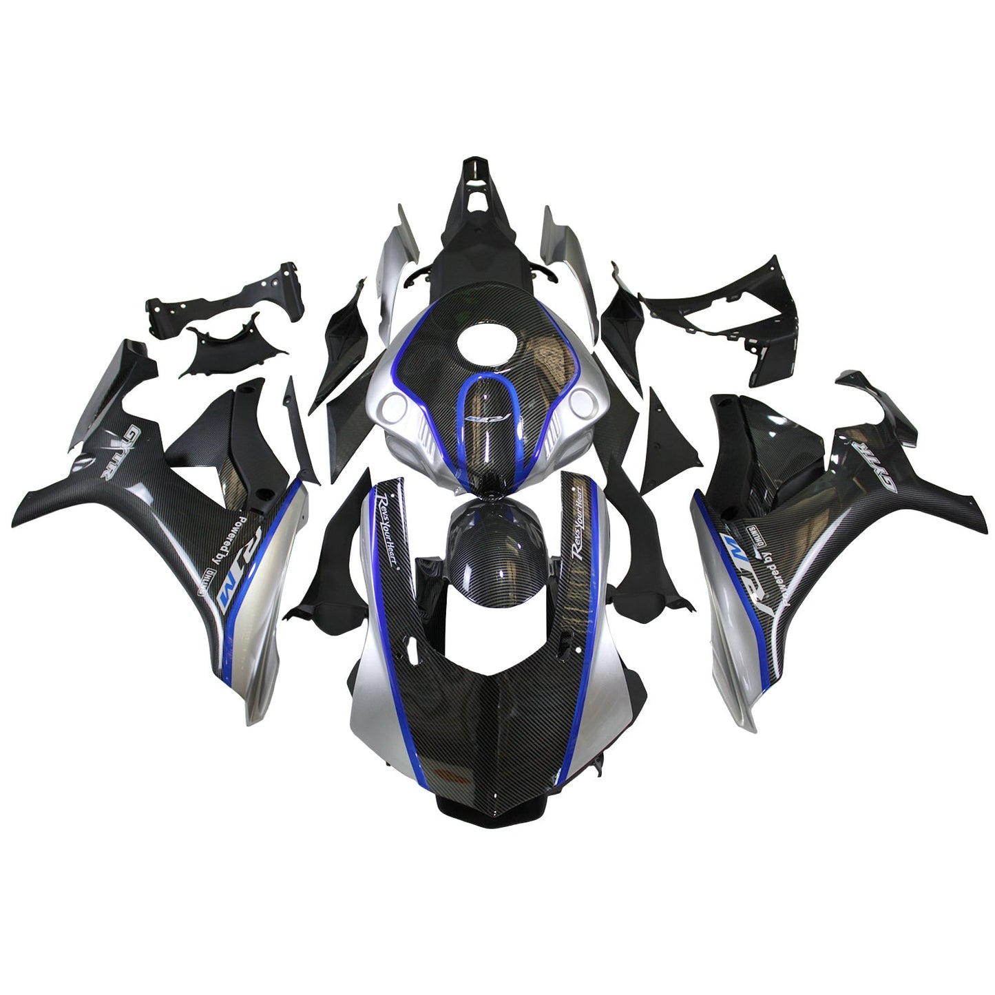 2015-2019 Yamaha YZF 1000 R1 Fairing Kit Bodywork Plastic ABS