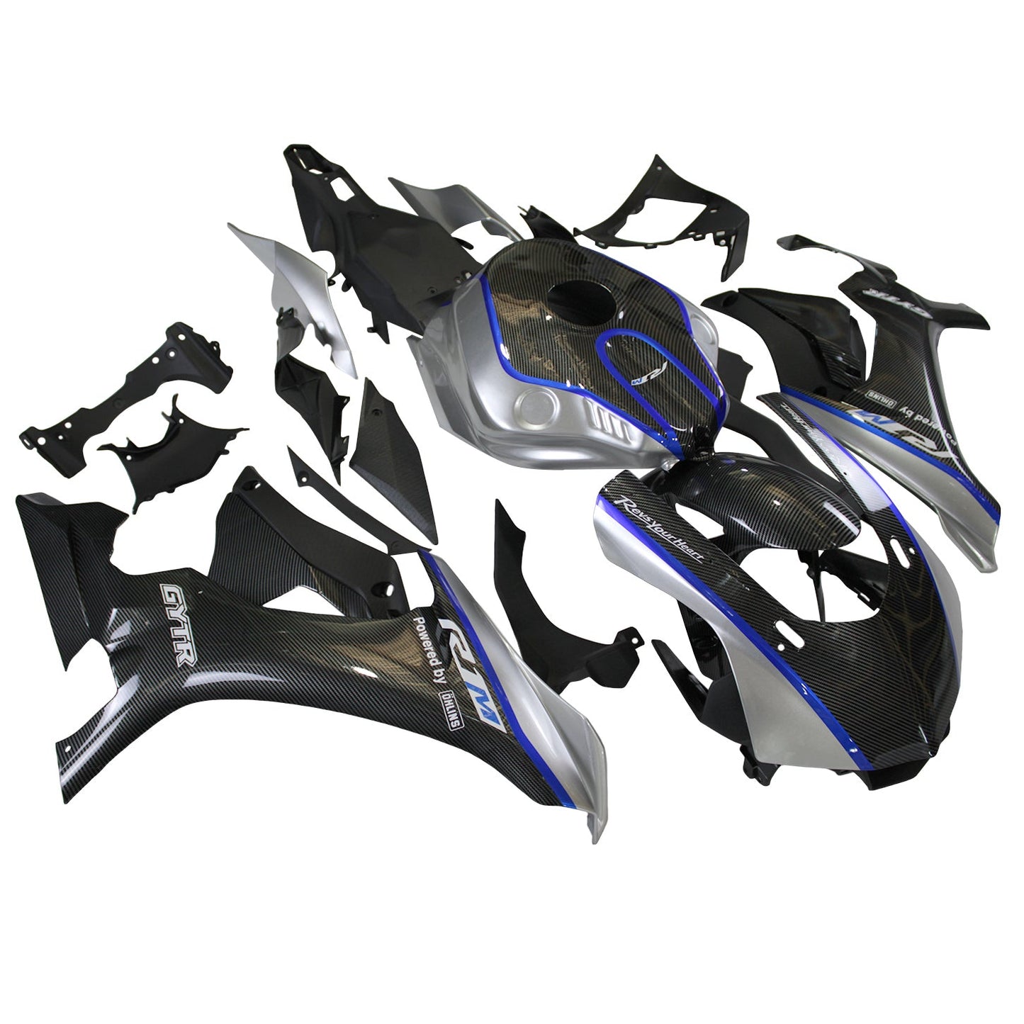 2015-2019 Yamaha YZF 1000 R1 Fairing Kit Bodywork Plastic ABS