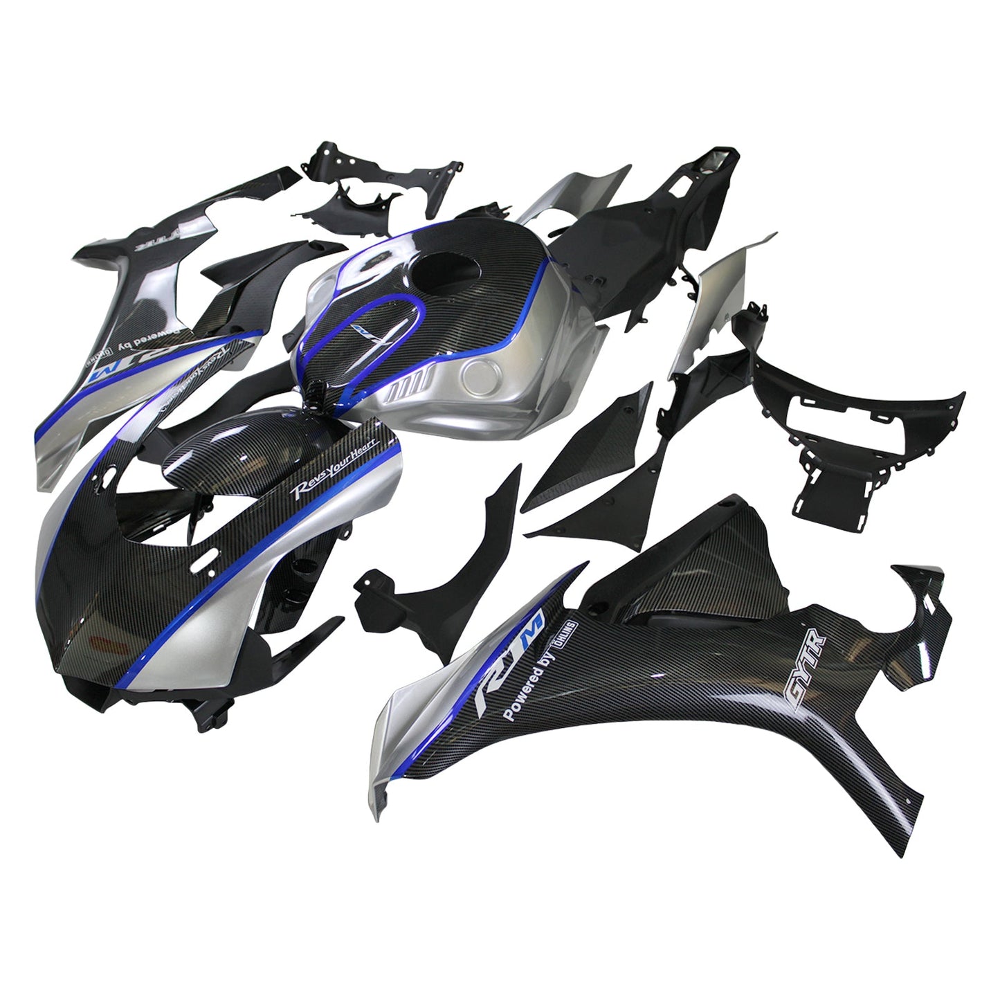 2015-2019 Yamaha YZF 1000 R1 Fairing Kit Bodywork Plastic ABS