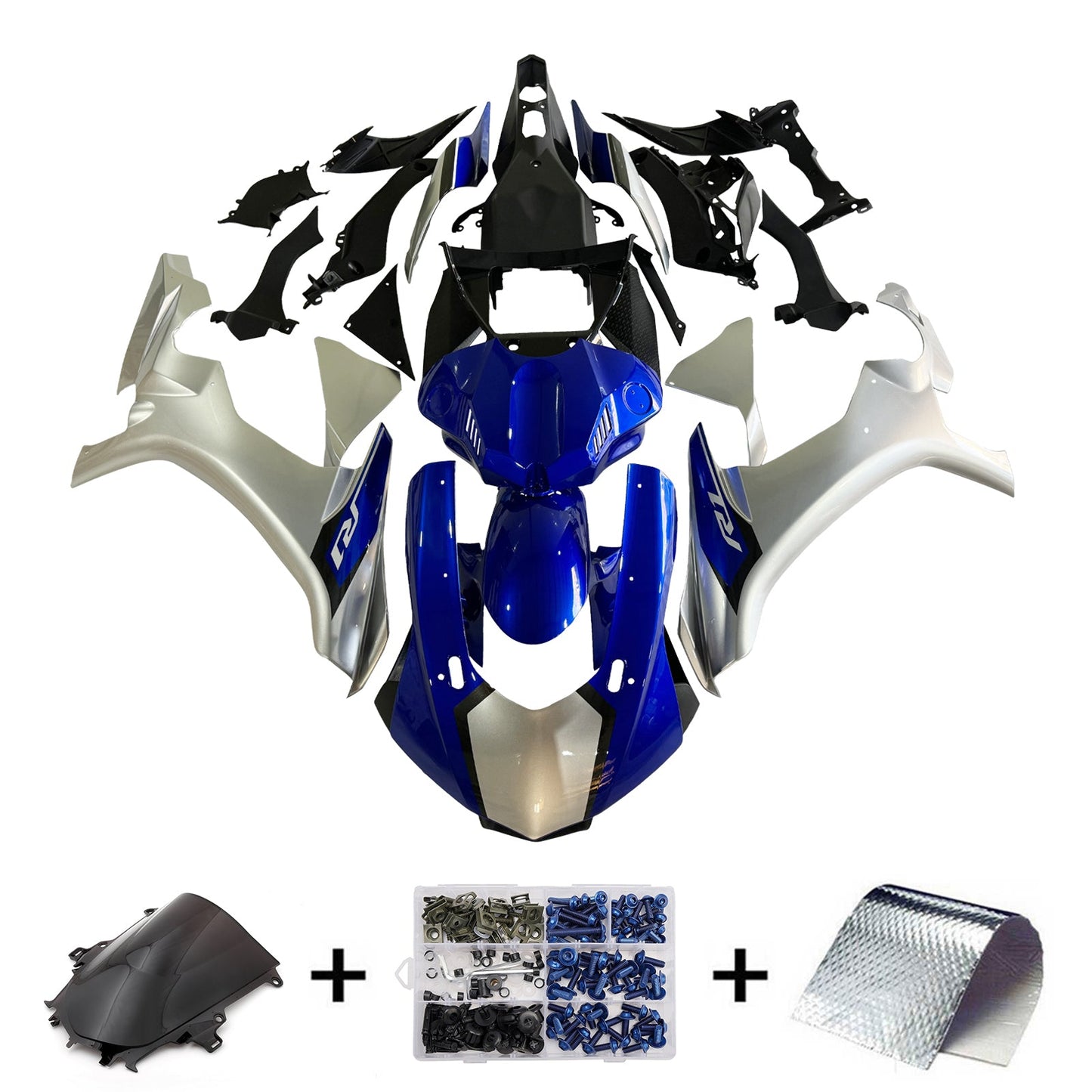 2015-2019 Yamaha YZF 1000 R1 Fairing Kit Bodywork Plastic ABS