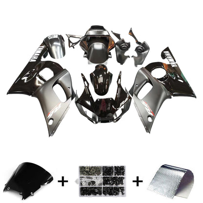1998-2002 Fairings Yamaha YZF-R6 Contrast Black R6  Generic