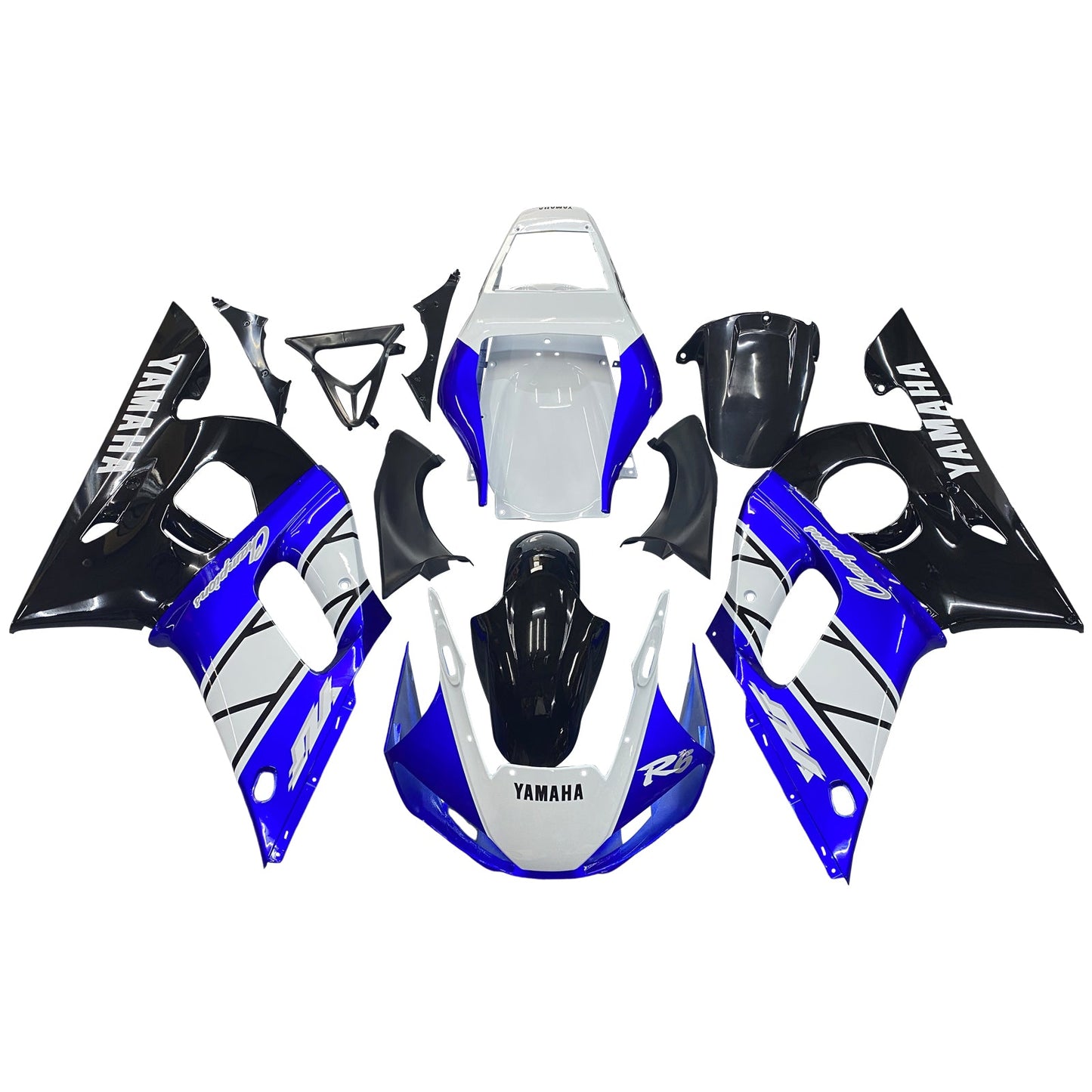 1998-2002 Fairings Yamaha YZF-R6 Blue Black Champions R6