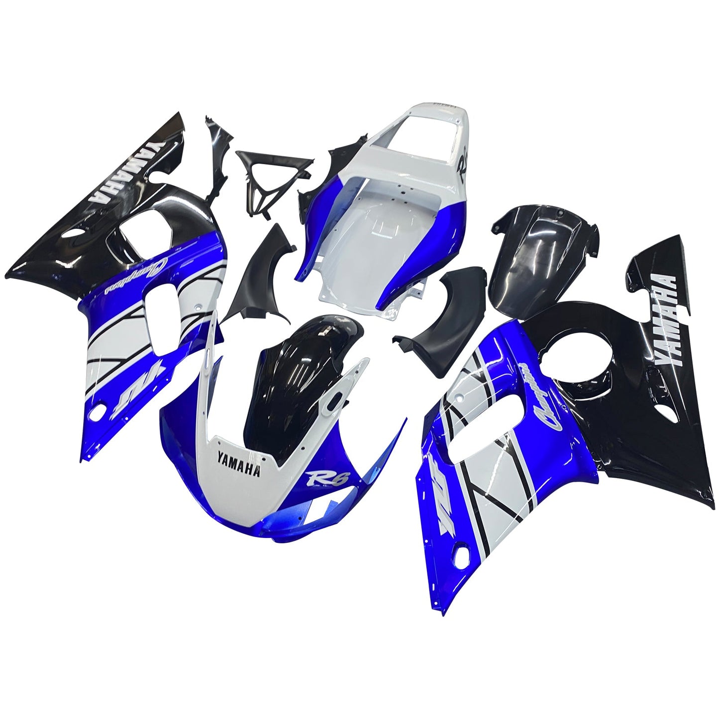 1998-2002 Fairings Yamaha YZF-R6 Blue Black Champions R6