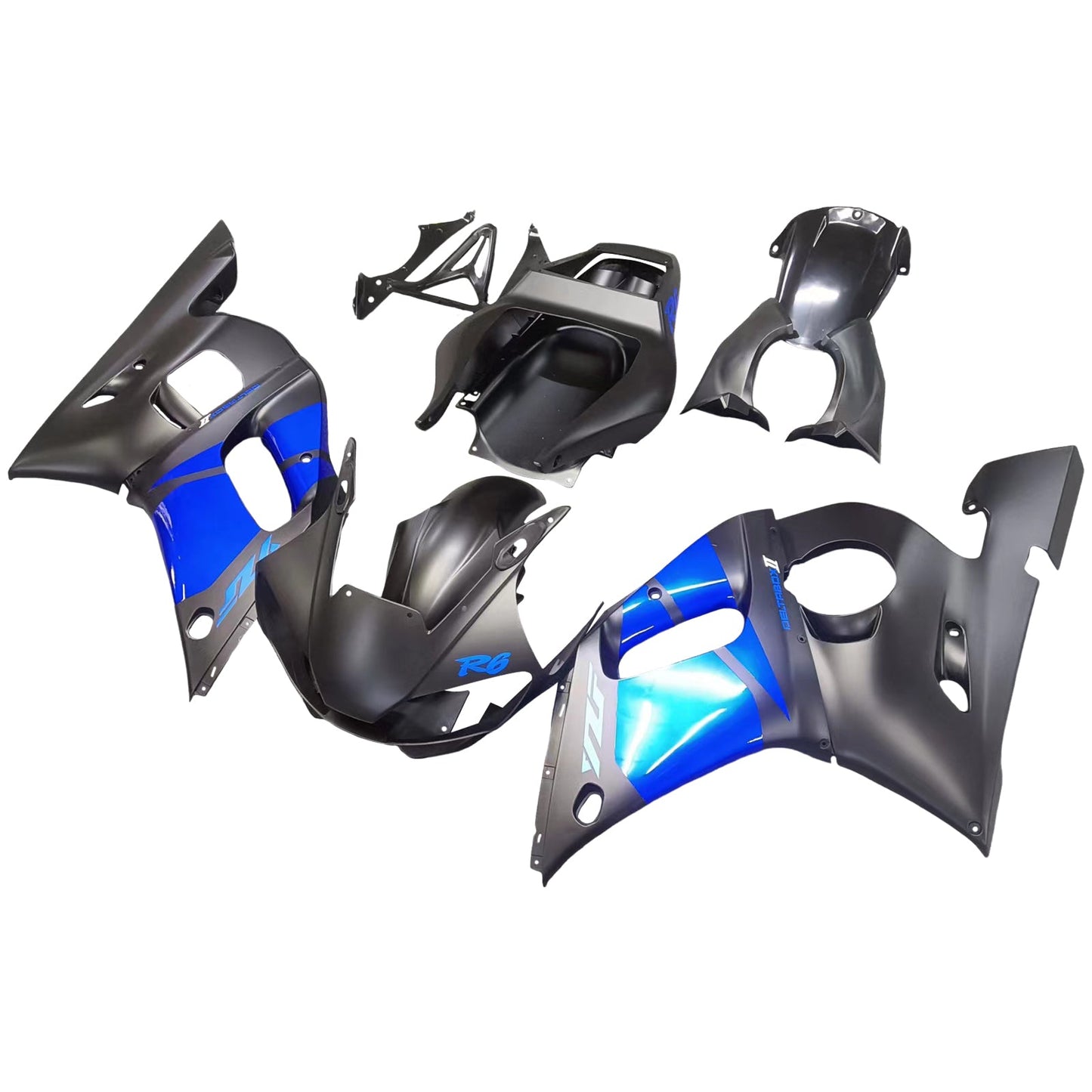1998-2002 Yamaha YZF 600 R6 Fairing Kit Bodywork Plastic ABS