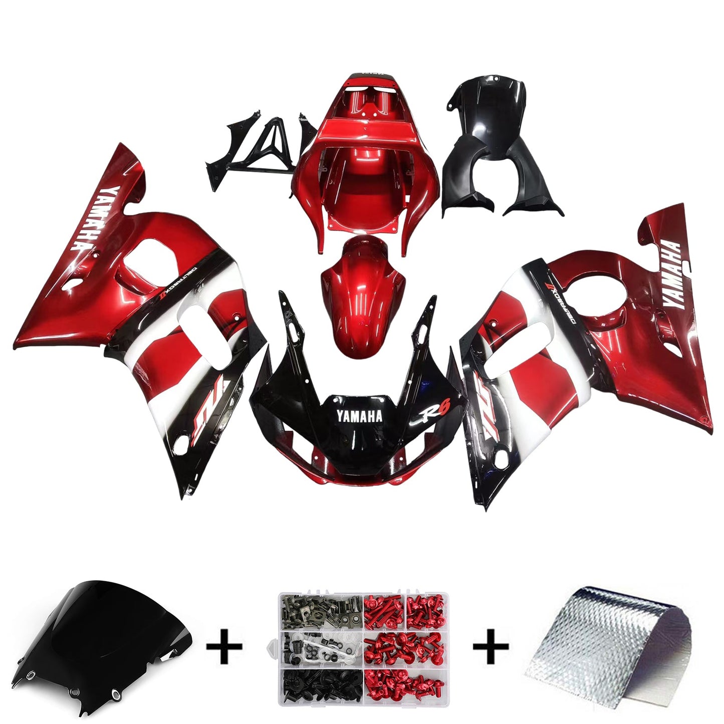 1998-2002 Fairing Kit For Yamaha YZF 600 R6 Generic
