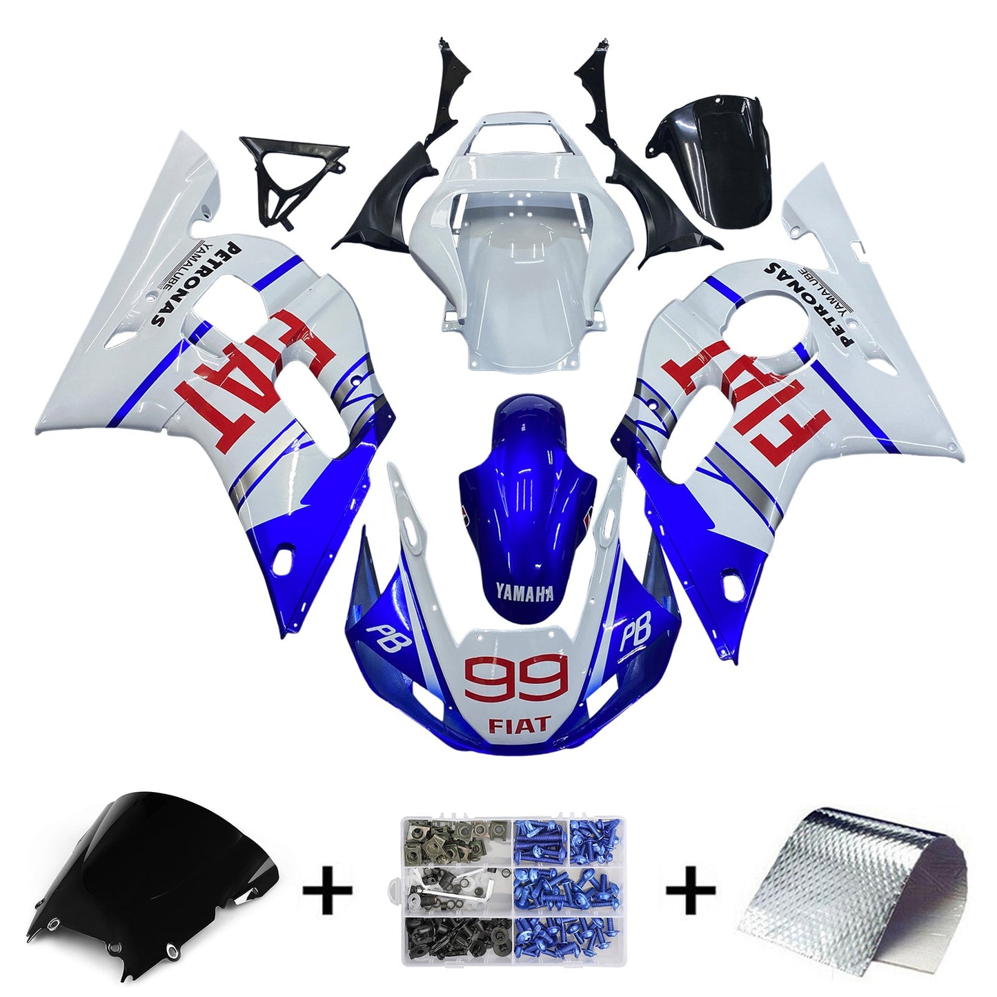 1998-2002 Fairing Kit For Yamaha YZF 600 R6 Generic
