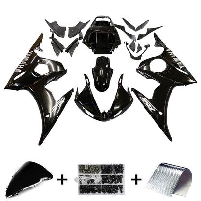 2003-2004 Fairings Yamaha YZF-R6 Black R6 Racing Generic
