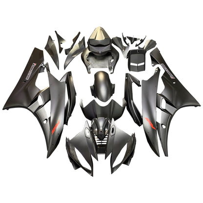 2006-2007 Fairings Yamaha YZF-R6 Black Matte Bridgestone R6  Generic