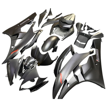 2006-2007 Fairings Yamaha YZF-R6 Black Matte Bridgestone R6  Generic