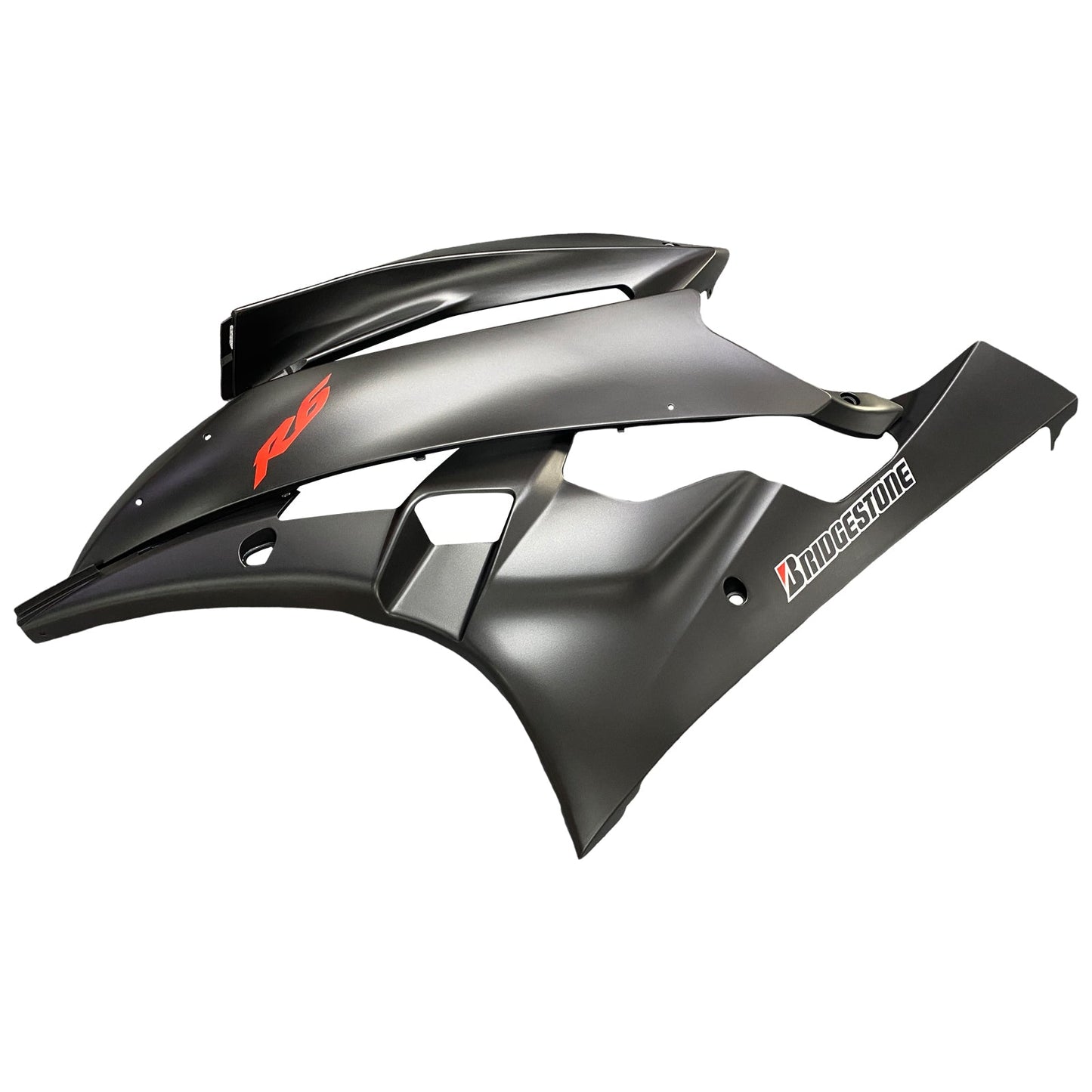 2006-2007 Fairings Yamaha YZF-R6 Black Matte Bridgestone R6  Generic