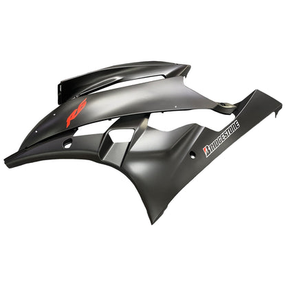 2006-2007 Fairings Yamaha YZF-R6 Black Matte Bridgestone R6  Generic