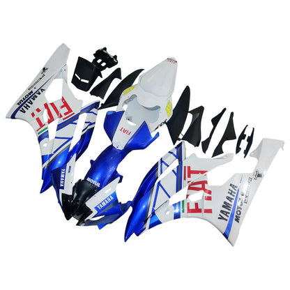 2006-2007 Fairings Yamaha YZF-R6 White Blue No.46 FIAT R6  Generic