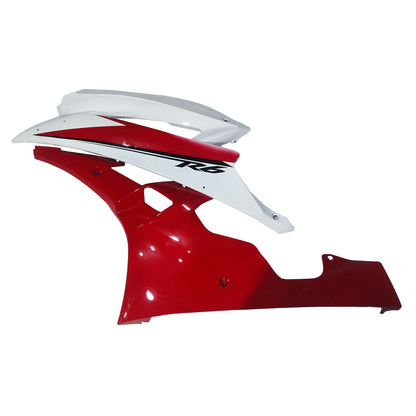 2006-2007 Fairings Yamaha YZF-R6 White Red Michelin  R6  Generic