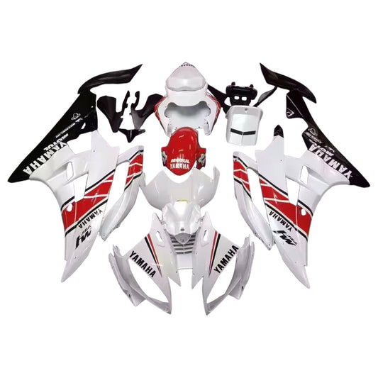 2006-2007 Fairings Yamaha YZF-R6 White Red Black R6  Generic