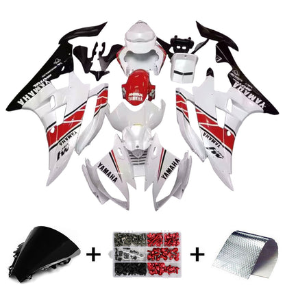 2006-2007 Fairings Yamaha YZF-R6 White Red Black R6  Generic