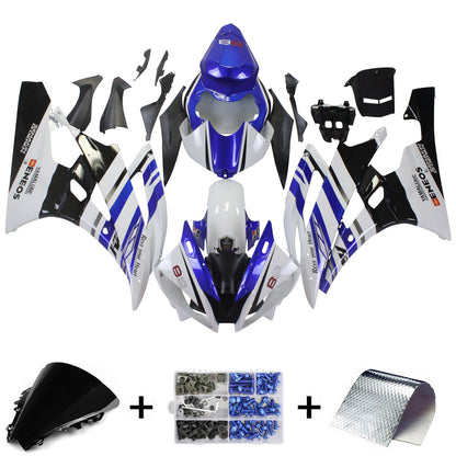 2006-2007 Yamaha YZF 600 R6 Fairing Kit Bodywork Plastic ABS