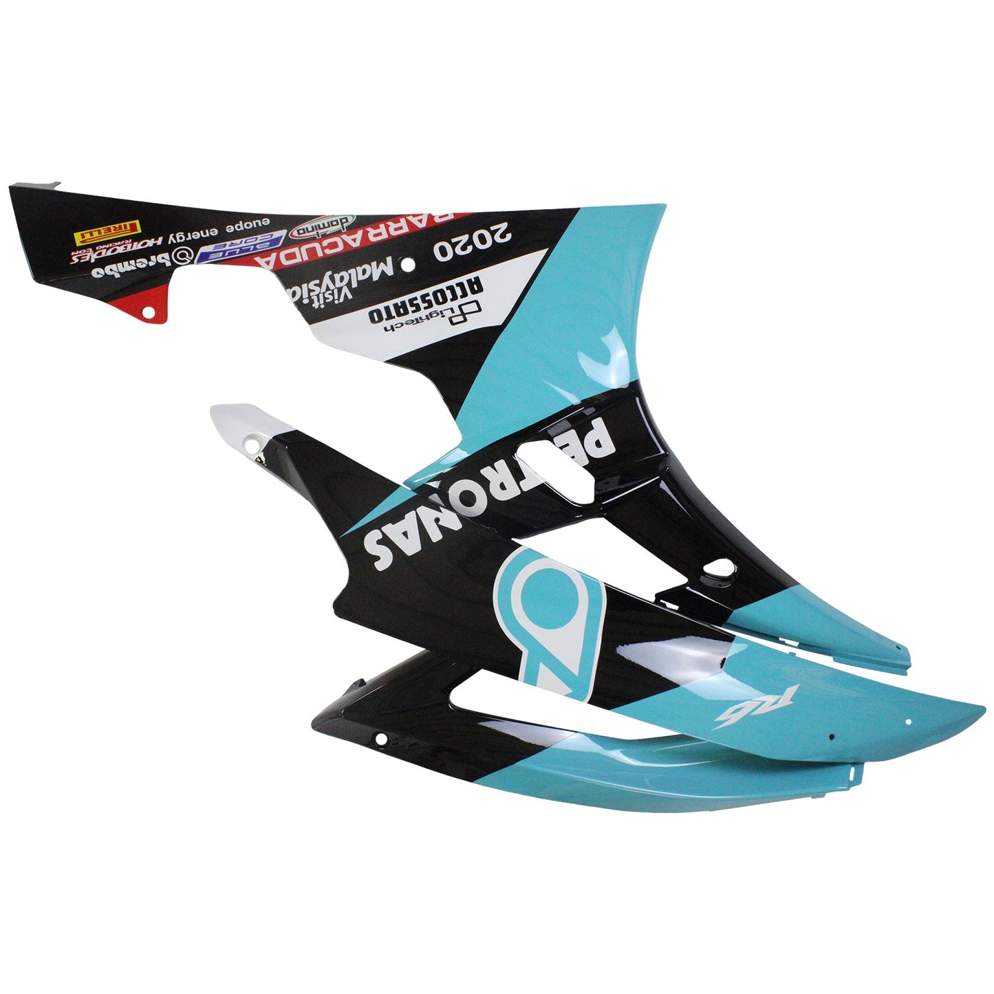 2006-2007 Yamaha YZF 600 R6 Fairing Kit Bodywork Plastic ABS