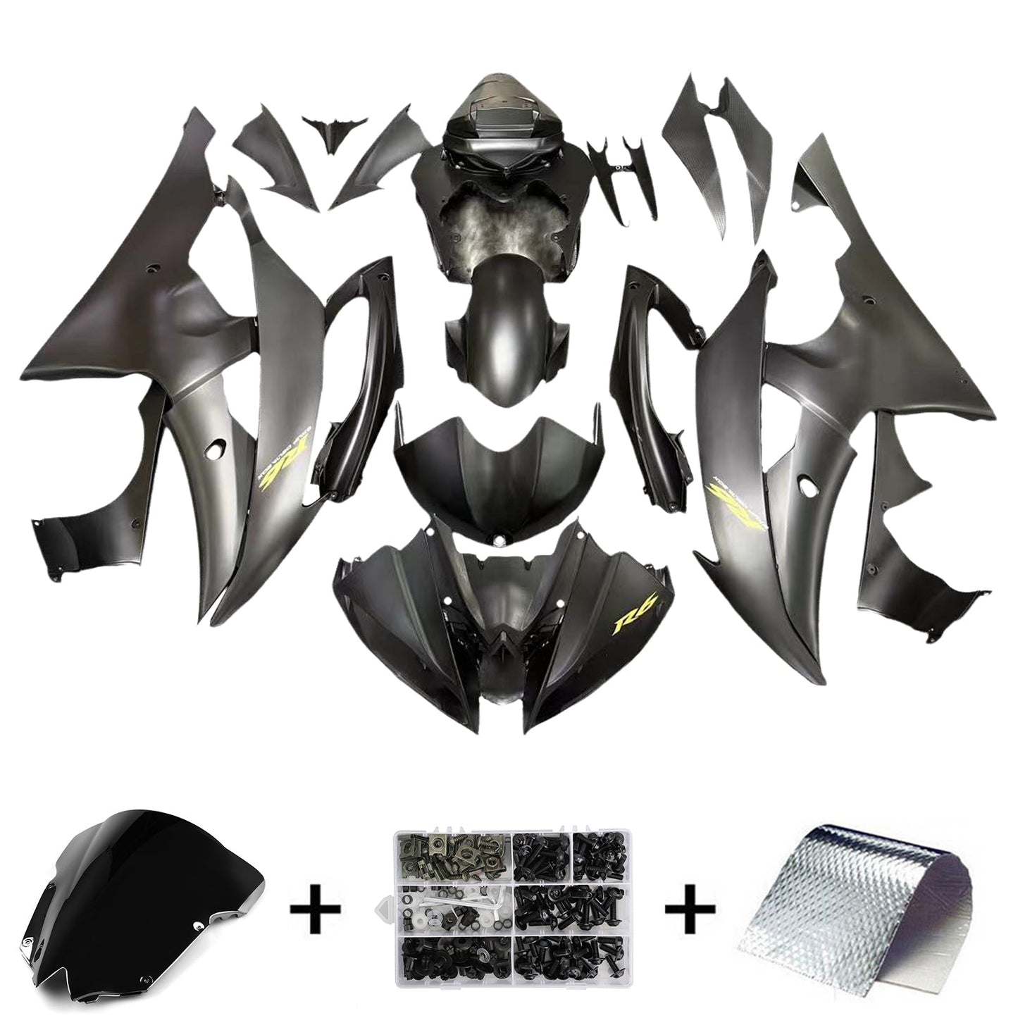 2008-2016 Yamaha YZF 600 R6 Fairing Kit Bodywork Plastic ABS