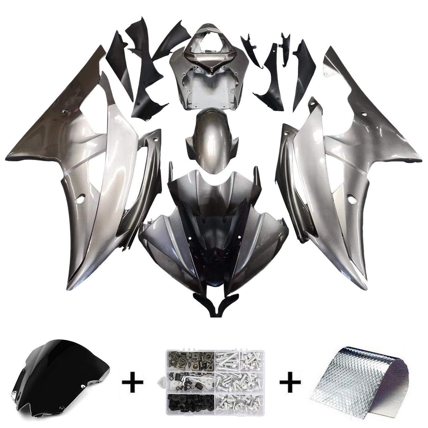 2008-2016 Yamaha YZF 600 R6 Fairing Kit Bodywork Plastic ABS
