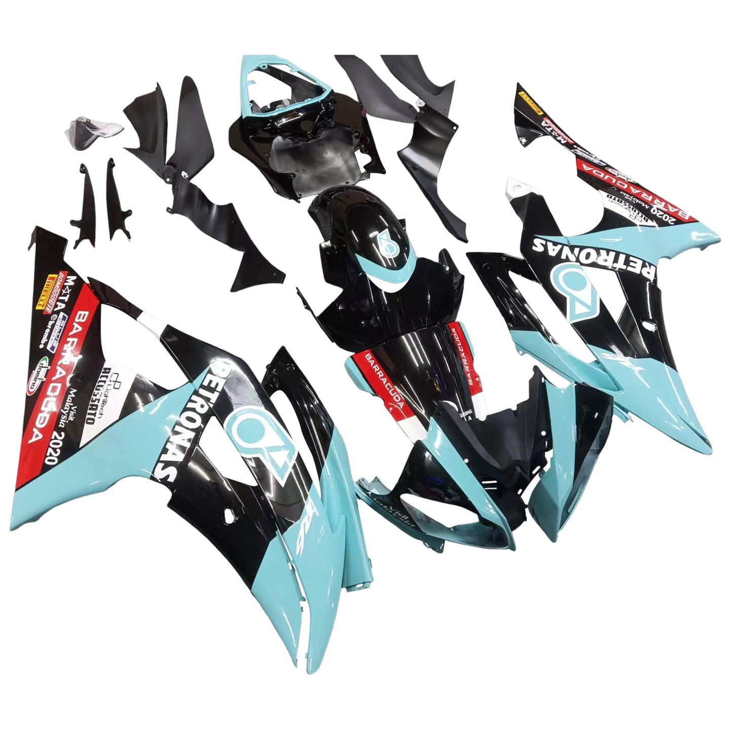 2008-2016 Yamaha YZF 600 R6 Fairing Kit Bodywork Plastic ABS