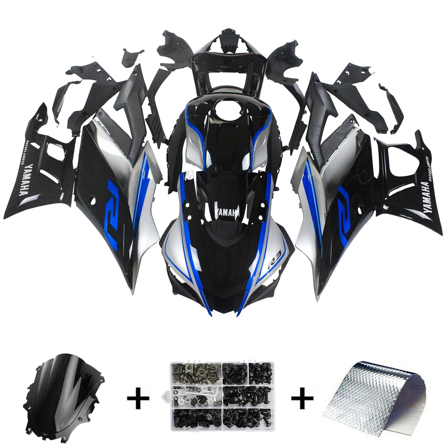 2019-2021 Fairing Kit For Yamaha YZF-R3 R25 Generic